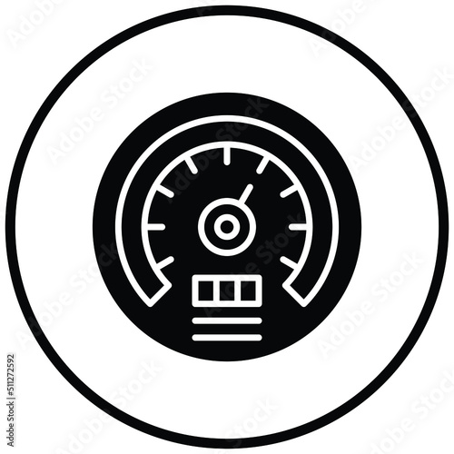 Tachometer Icon Style
