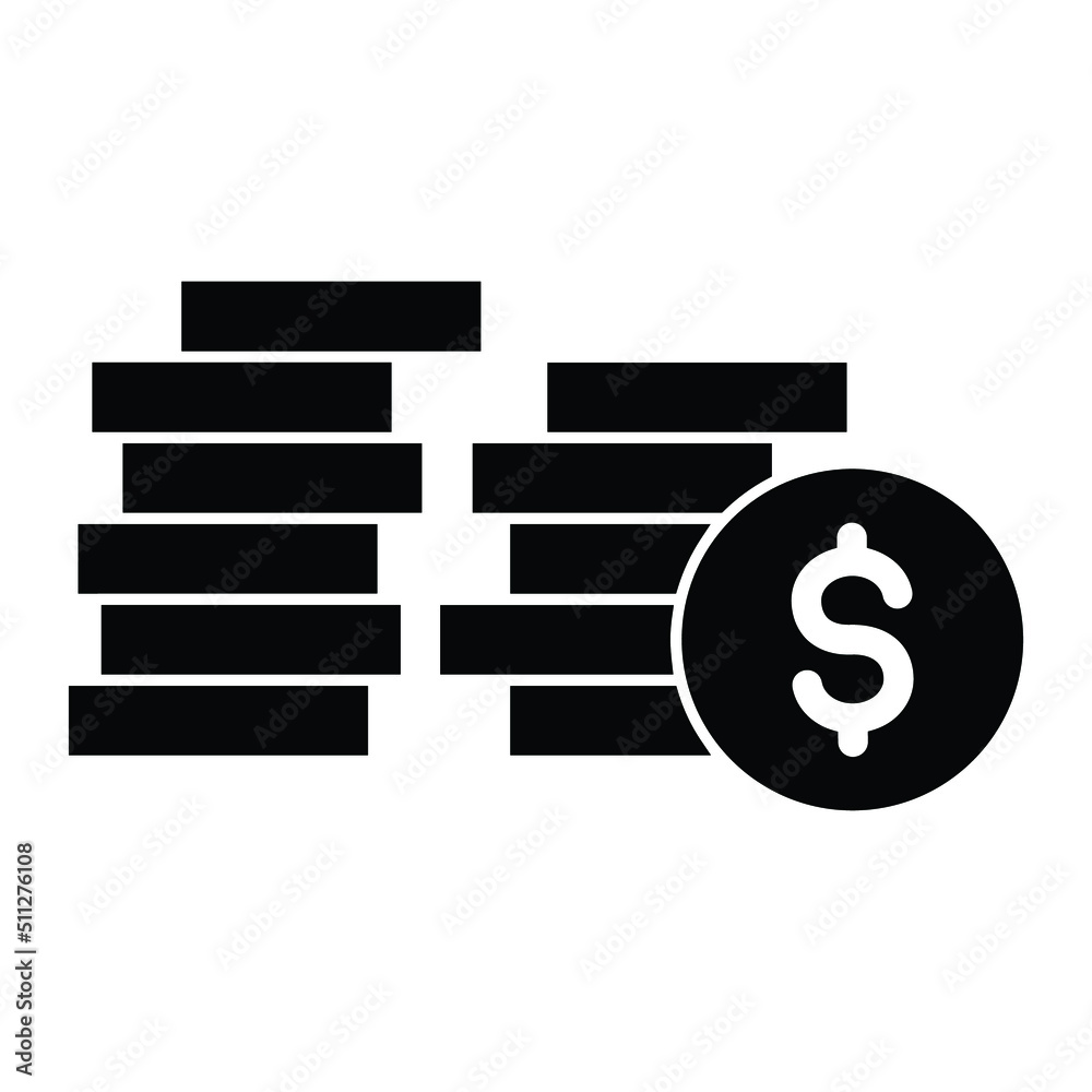Financial budget Vector icon which is suitable for commercial work and easily modify or edit it
