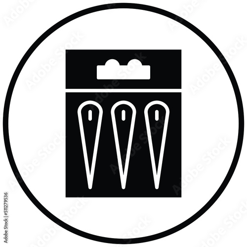 Needles Packet Icon Style