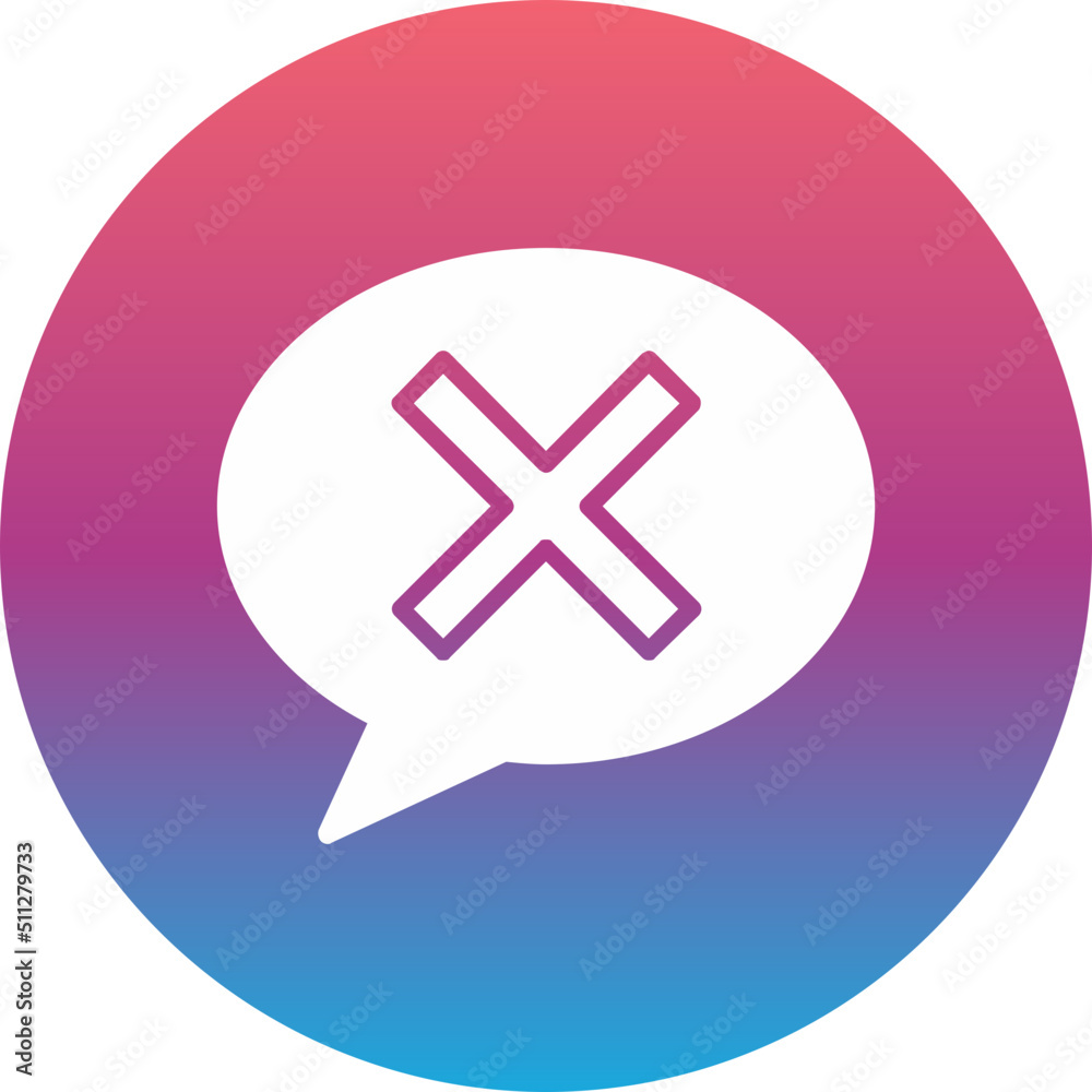 Fototapeta premium Rejection Icon