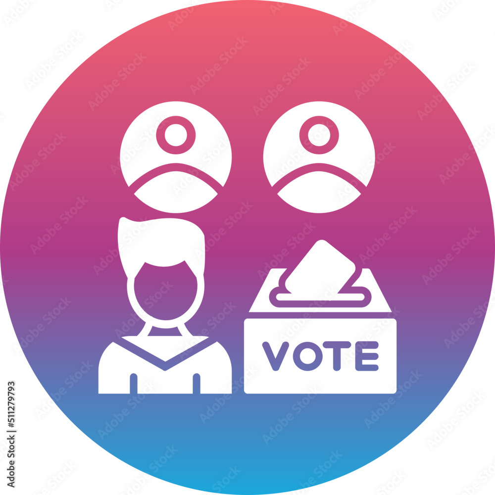 Fototapeta premium Election Icon