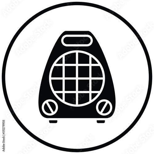 Air Heater Icon Style