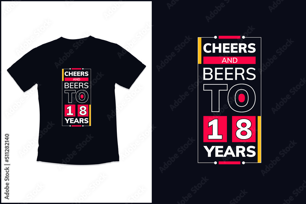 Fototapeta premium Birthday t shirt design with guy is officially 60 years old modern quotes typography t shirt design