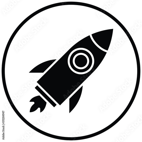 Space Booster Icon Style