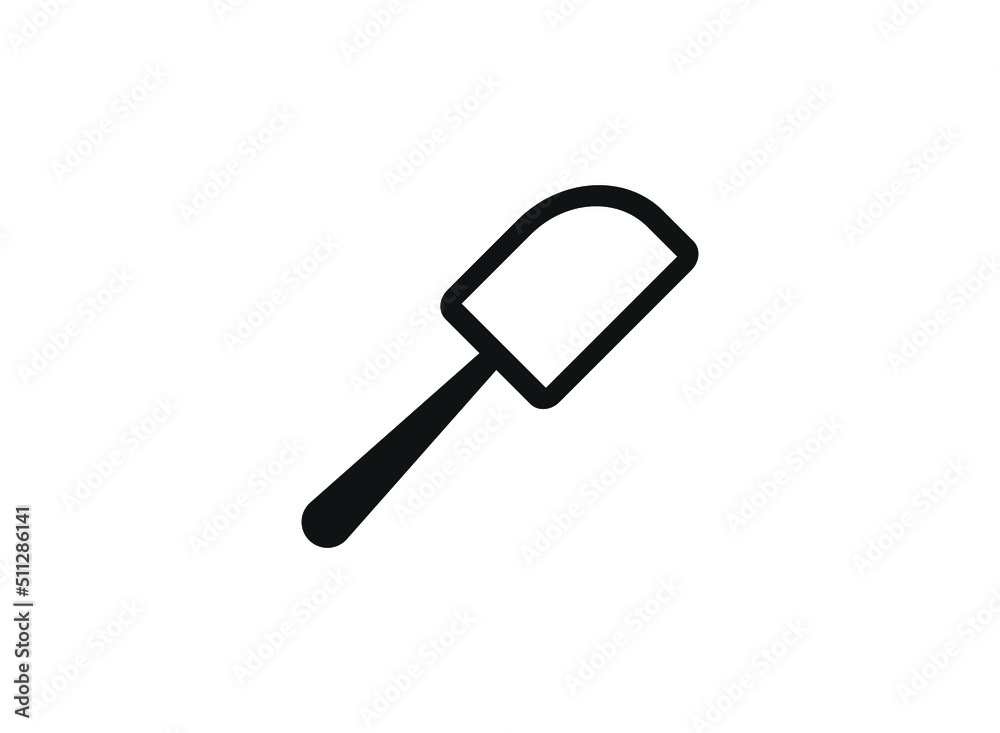 Kitchen spatula icon. Vector concept illustration for design.