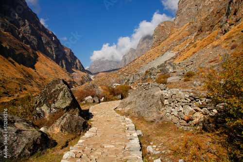 landscape in the Himalaya