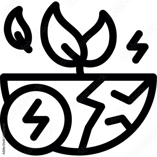 Sustainable Energy Icon