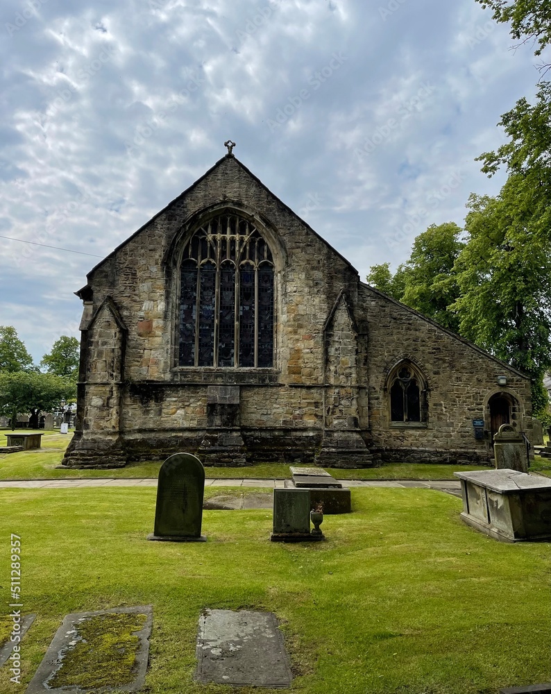 The parish church of Saint Mary and All Saints Whalley Lancashire England. Incredible old church and grounds. 