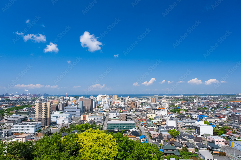 千葉県木更津市 太田山公園、きみさらずタワーから見える眺望