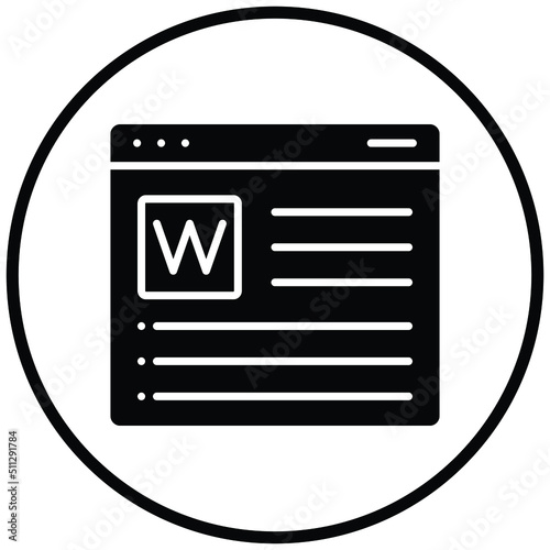 Wikipedia Icon Style