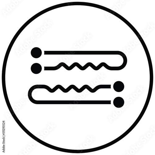 Hair Pin Icon Style