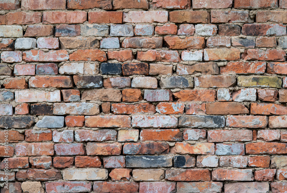 Background of old bricks. Colored bricks. Background of old bricks. Colored bricks.