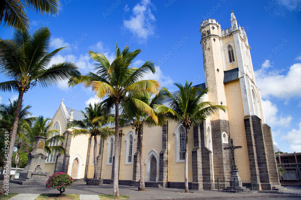 Notre Dame des Anges Church, Mahébourg, Grand Port district, southeastern coast of Mauritius, Mauritius, Mascarenhas, Mascarene Islands, Mascarene,  Mascarenhas Archipelago, Africa