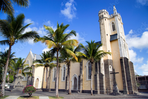 Notre Dame des Anges Church, Mahébourg, Grand Port district, southeastern coast of Mauritius, Mauritius, Mascarenhas, Mascarene Islands, Mascarene,  Mascarenhas Archipelago, Africa photo