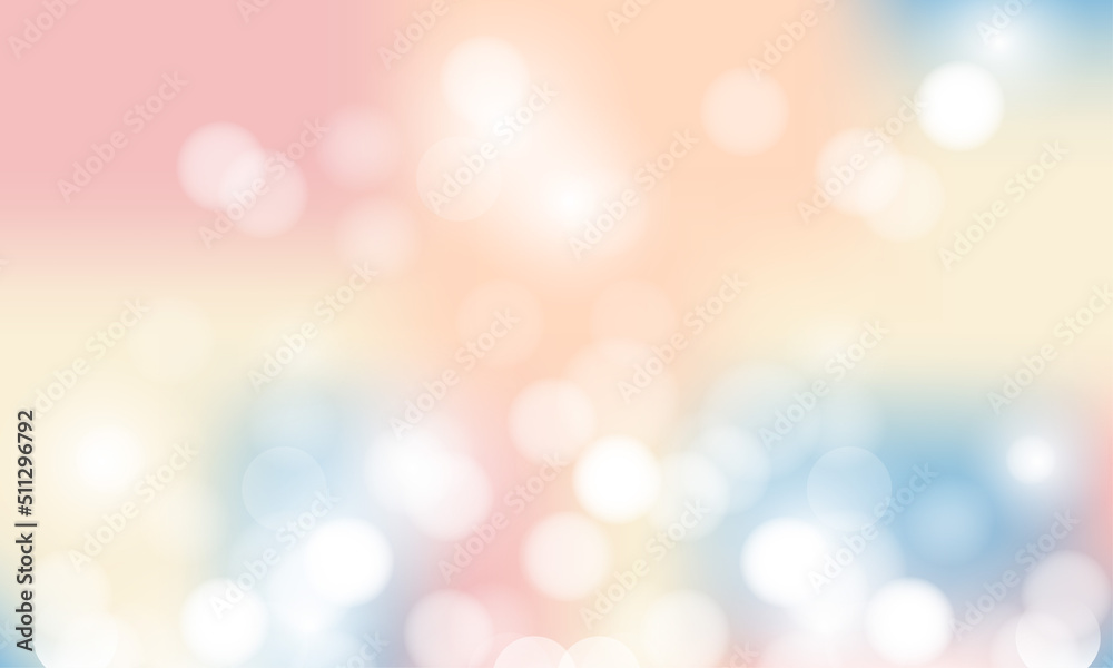 Smooth and glowing pastel design background vector