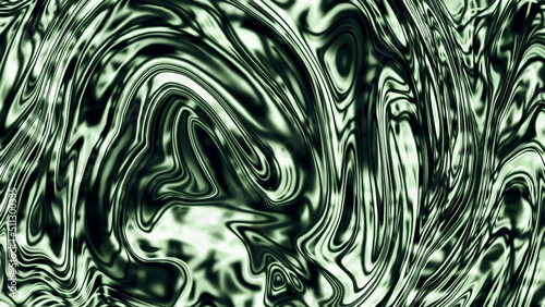 Colorful and fancy colored liquify background. Glossy liquid acrylic paint texture. Abstract liquified metal effect. Abstract light green liquify flow background.
