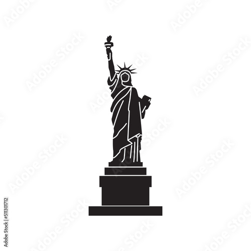 Tablou canvas statue of liberty logo