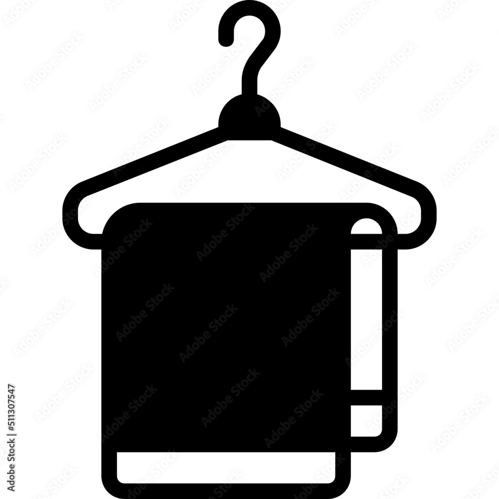towel glyph icon towel glyph icon