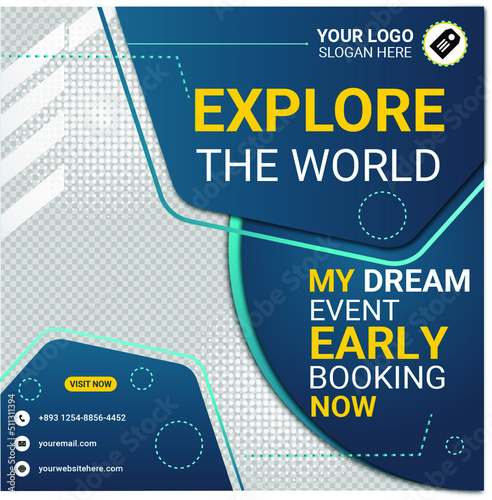 Digital Marketing Social Media Post Banner Design Template