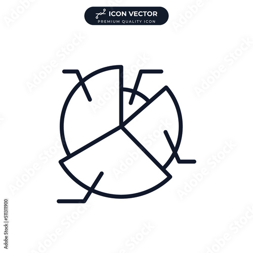 graph icon symbol template for graphic and web design collection logo vector illustration