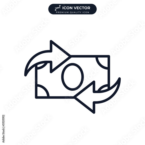 exchange icon symbol template for graphic and web design collection logo vector illustration