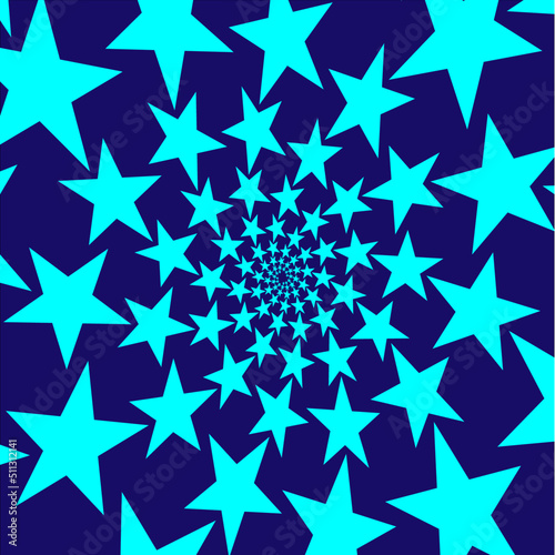 Pattern with stars.