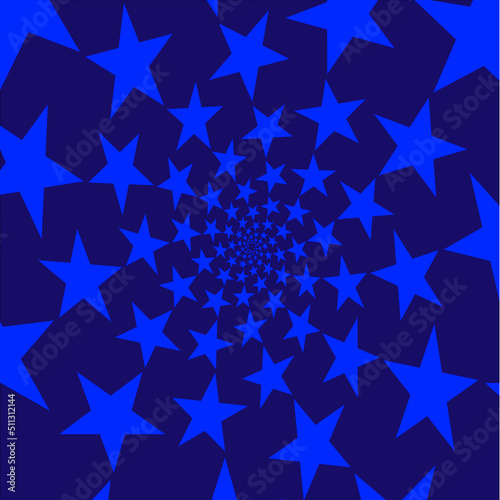 Blue star background