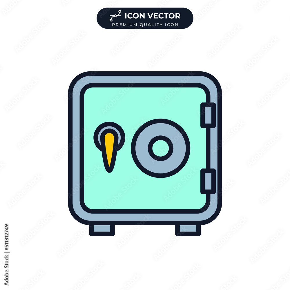 bank safe icon symbol template for graphic and web design collection logo vector illustration bank safe icon symbol template for graphic and web design collection logo vector illustration