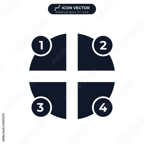 diagram icon symbol template for graphic and web design collection logo vector illustration