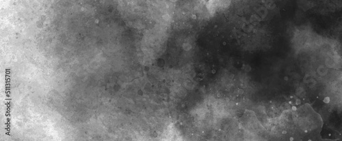 	
Elegant black background illustration with vintage grunge texture and dark gray charcoal color paint. black stone concrete texture background anthracite panorama banner long horizontal background.
