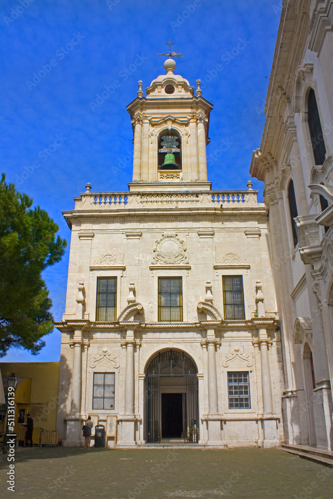 Graca Church (Igreja e Convento da Graça) near Miradouro Sophia de Mello Breyner Andresen in Lisbon