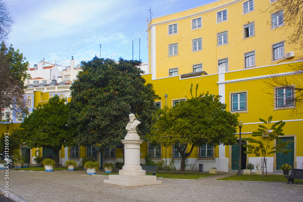 Bust of D. Manuel I in Lisbon