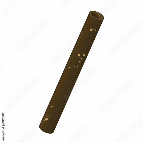 chocolate wafer straws cartoon cute   