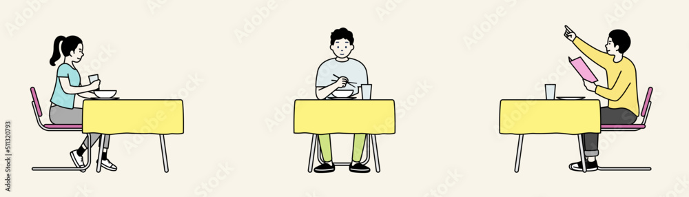 people are practicing social distance in restaurant people are practicing social distance in restaurant