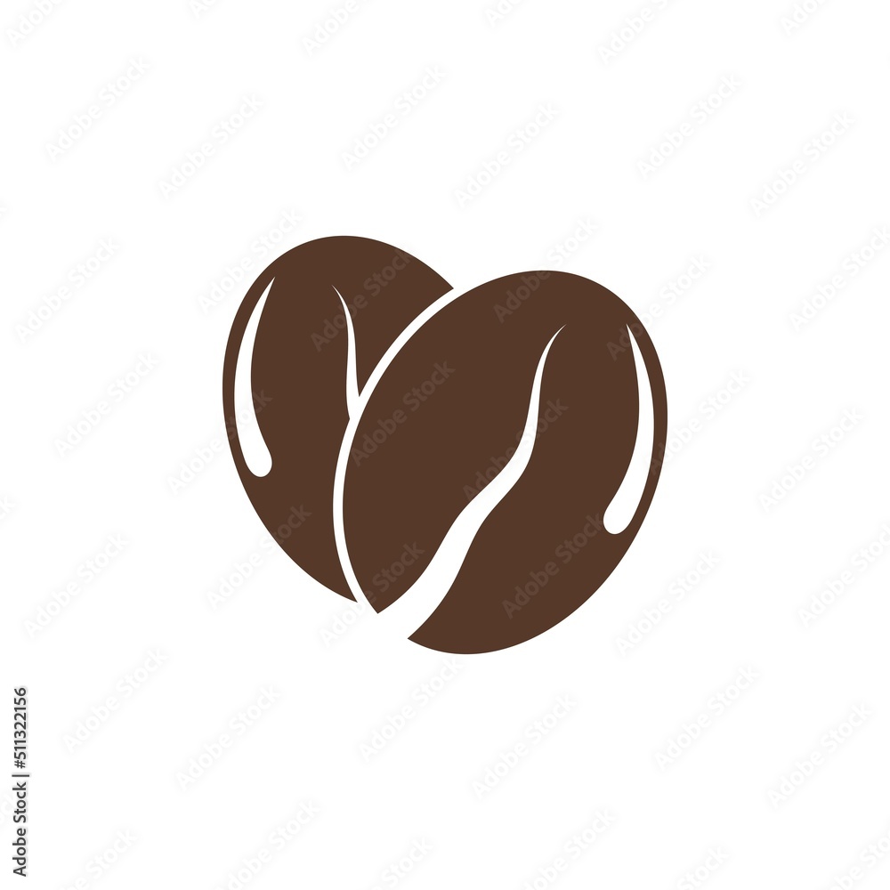 coffee bean icon vector coffee bean icon vector