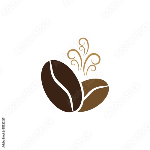 coffee bean icon vector