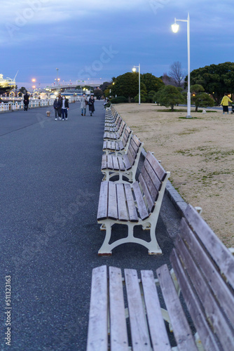 bench on the pier