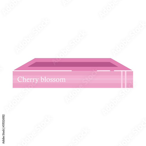pink text book closed