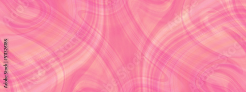 Colorful and beautiful pink abstract background, Bright and shinny liquid marble texture, Blurry pink background with various stains and wave lines.