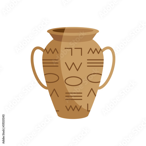 egyptian culture antique jar