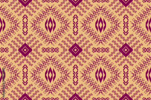 Beautiful embroidery.geometric ethnic oriental pattern traditional.Aztec style,abstract,vector,illustration.design for texture,fabric,clothing,wrapping,fashion,carpet,print.