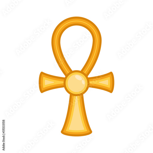 golden egyptian cross