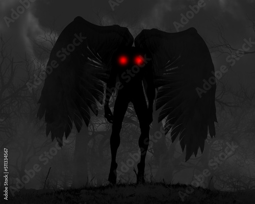 The Mothman of North American myth and folklore