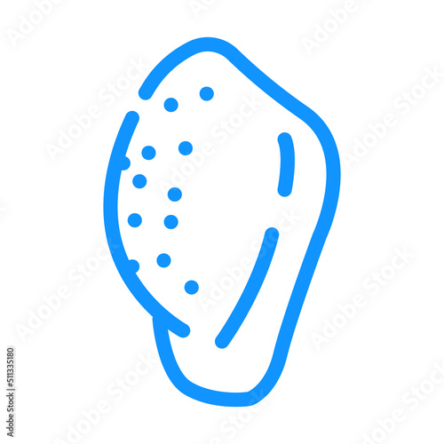 middle phalanx color icon vector. middle phalanx sign. isolated symbol illustration