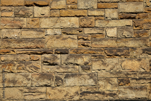 Mauer aus Sandstein