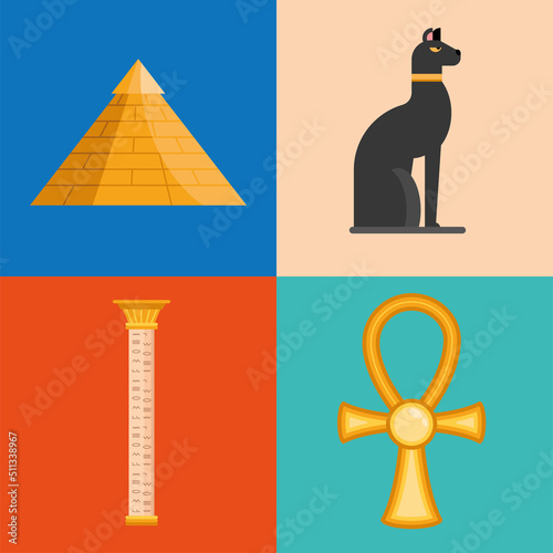 agyptian culture antique icons