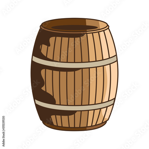 wooden barrel beer