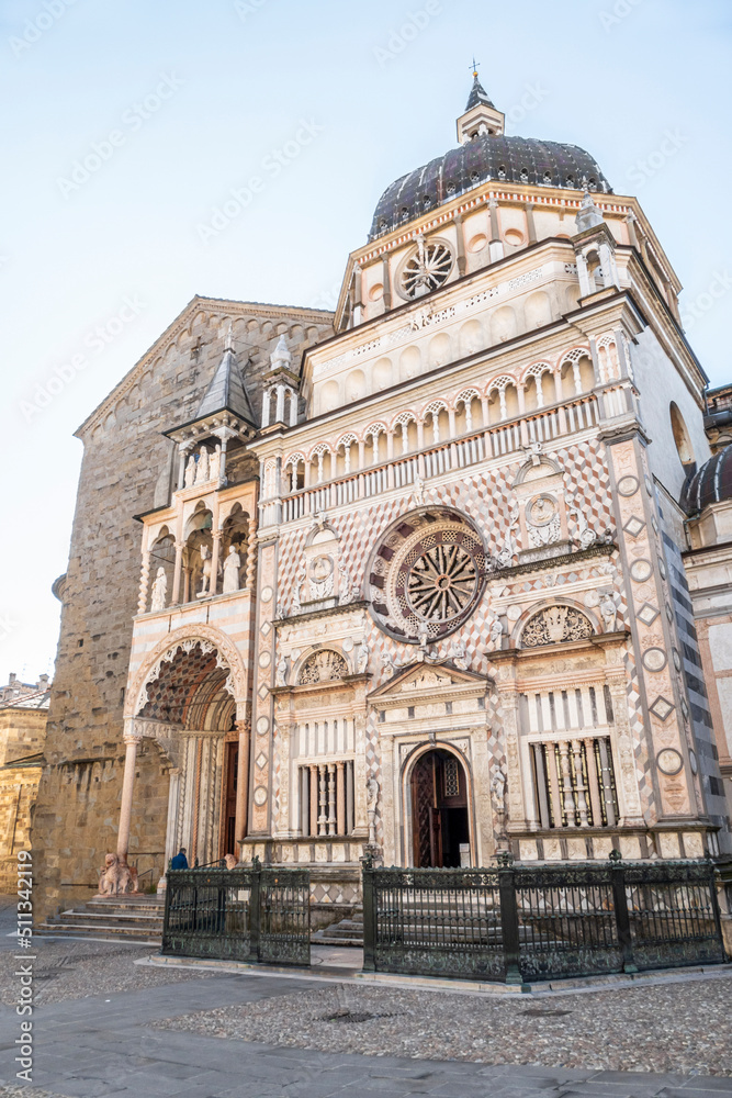 The beautiful basilica of Bergamo with the Colleoni Chapel