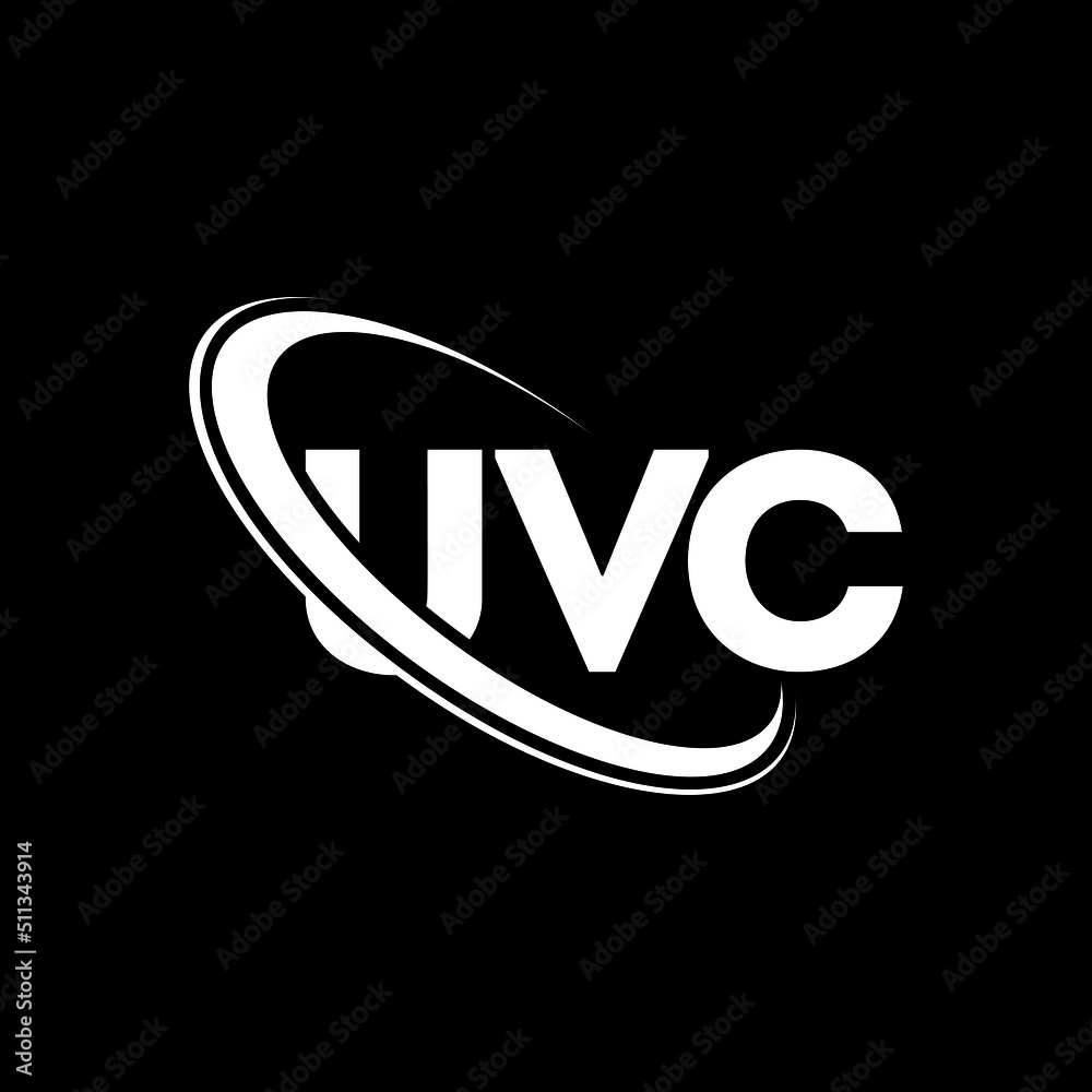Vecteur Stock UVC logo. UVC letter. UVC letter logo design. Initials ...