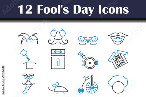 Fool's Day Icon Set